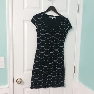 Studio M navy scalloped dress