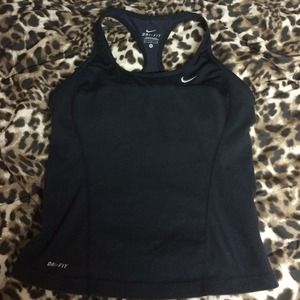 Nike Dri-Fit Black Racerback Tank