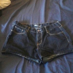 Denim shorts
