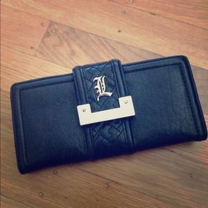 L.A.M.B GLAZED CLUTCH WALLET