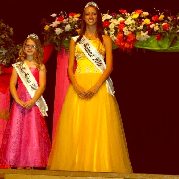 Yellow Embellished Ball Gown Dress