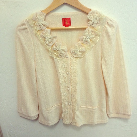 Bows&laces sweater cardigan