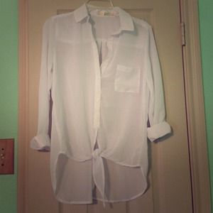 NWOT sheer top/ cover up