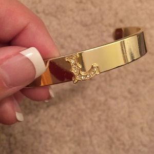L initial bracelet