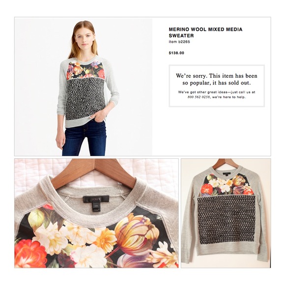 JCREW Merino wool collection sweater