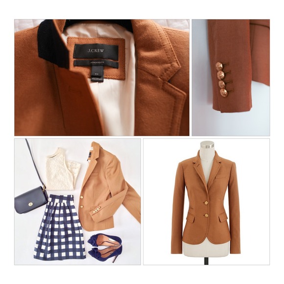 J crew schoolboy blazer - Camel
