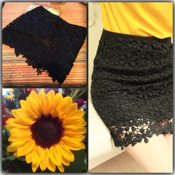 Daisy Shoppe Dresses & Skirts - 🎉🎉🎉Host Pick🎉🎉🎉 Black Lace Mini🌹