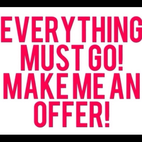 👚👖👟Everything must go👖👟👜