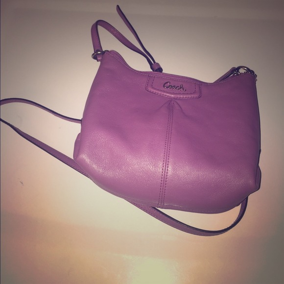 Purple Coach Purse