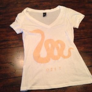 Vneck obey tshirt