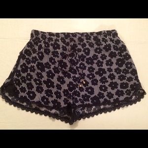 Papaya Floral Shorts