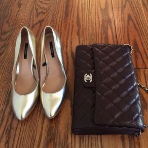 Forever 21 Gold Heels size 8.5