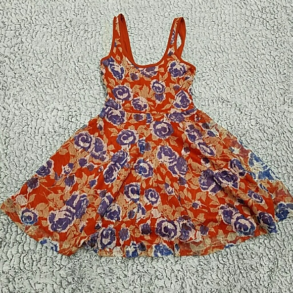 (Sold)American Rag Lace lined dress - Picture 2 of 4