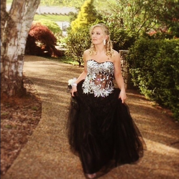 Blush prom dress