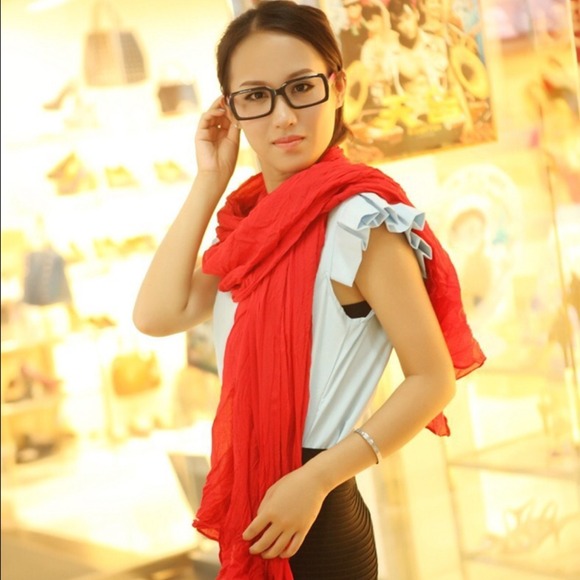 Orange scarf  🎉HP🎉 - Picture 2 of 2