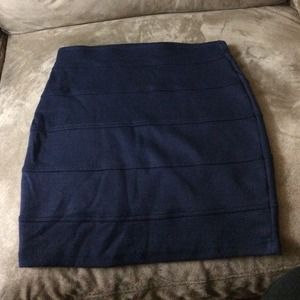 Navy blue forever 21 skirt