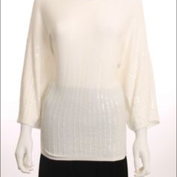 Willi Smith Sequin Sweater Long Sleeves S - Picture 2 of 2