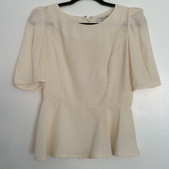 Forever21 peplum top