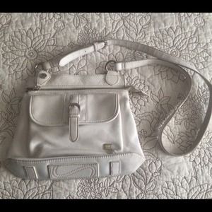 White Crossbody purse by The Sak