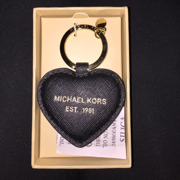 Michael Kors Plush Heart Keychain