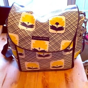 Lightly used Petunia Pickle Bottom boxy backpack