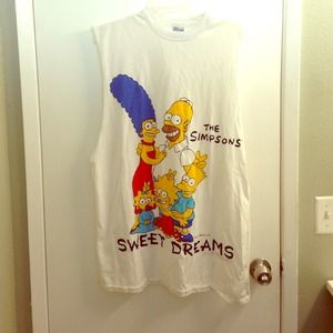 Oversized Simpsons tee