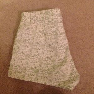 Adorable J.crew patterned shorts.