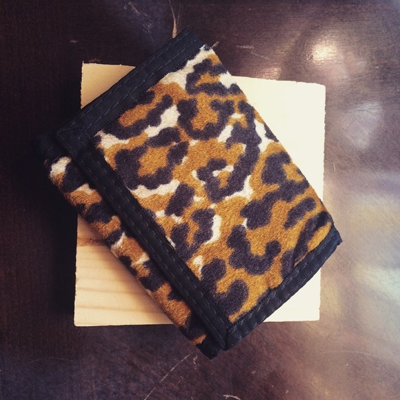 Leopard print wallet