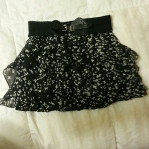 PRICE REDUCED!!!! Belted skirt by wet seal