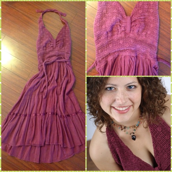 SOLD *** Host Pick boho halter dress - Picture 2 of 2