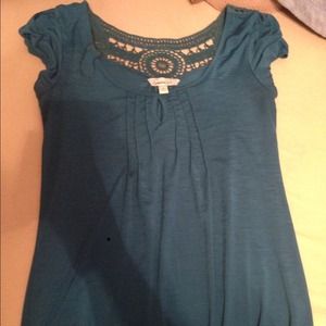 Size small teal dress shirt