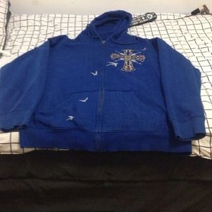 Blue sweater for men