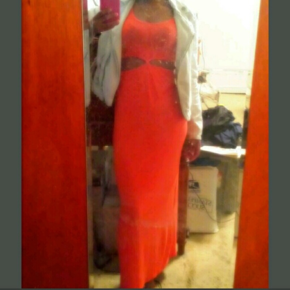 Orange Maxi Dress