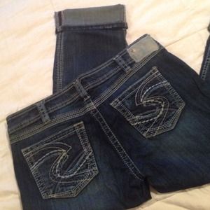 Silver Jean capris sz 32