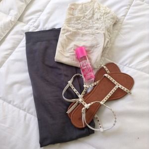 Grey High-waisted Winter Leggings