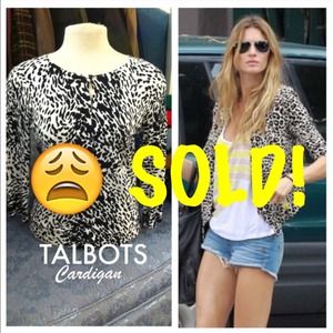 TALBOTS Classy Fun Cardigan Sweater