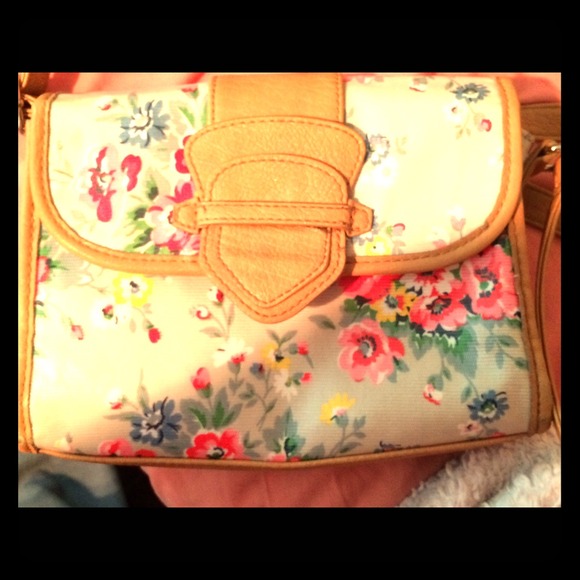 Small floral cross body handbag