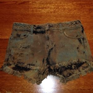 Free people denim cutoff shorts