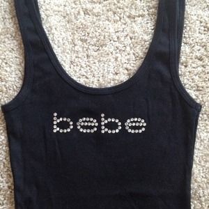 Black Bebe tank top