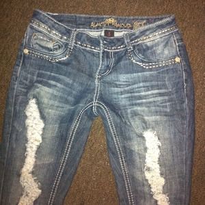 Distressed Jeans