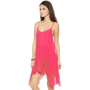 Free People Embroidered Meadow Slip Dress