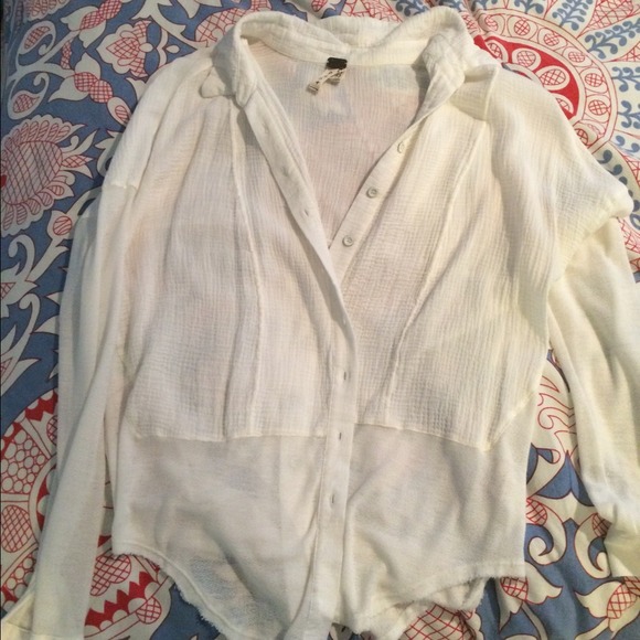 Free People button up shirt