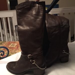 ❣❤❣❤️❣Steven by Madden Stirrup Choc leather 9.5