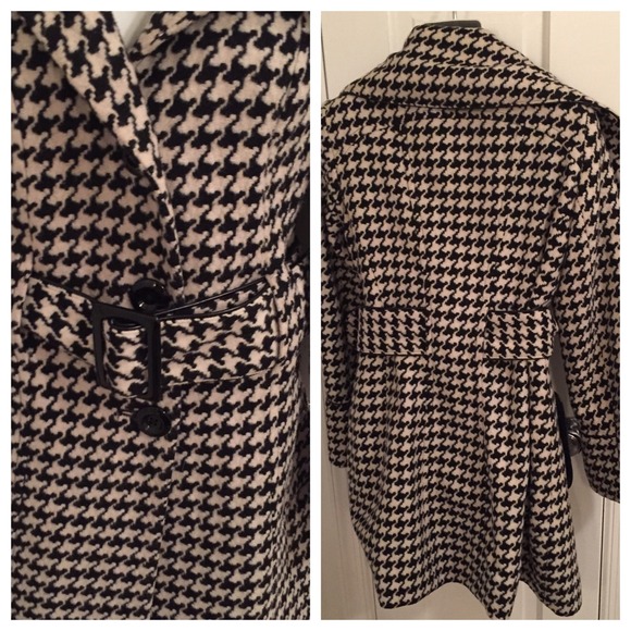 🚫SOLD🚫 INC houndstooth coat - Picture 2 of 4
