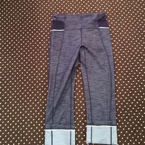 Lululemon crops. Never worn