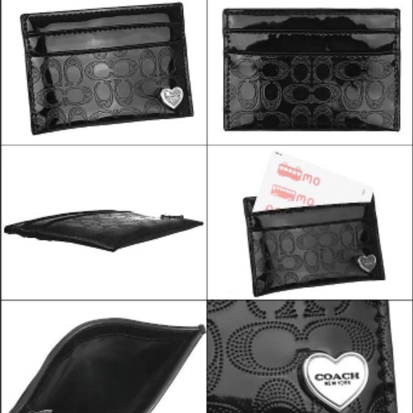 NWT Coach embossed Liquid Gloss  Wallet/Cardholder - Picture 1 of 4