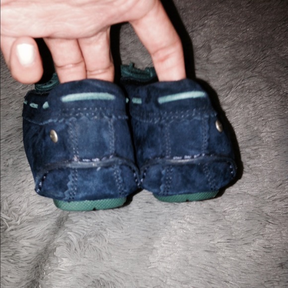 🎀Nwt! Ugg "Navy Blue Meena Suede Moccasins!! - Picture 2 of 4