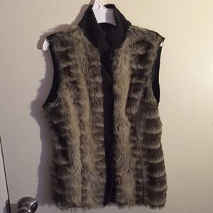 Brown Fur Vest