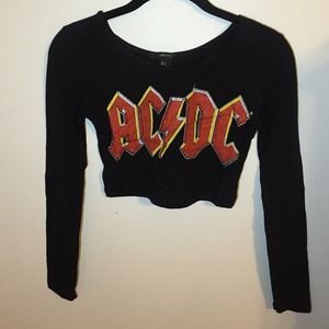 ACDC Crop Top