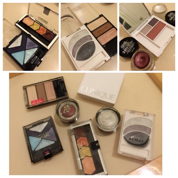 7 eyeshadow palettes and color tattoo bundle